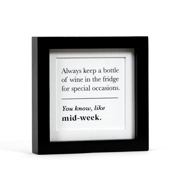 ($8) Reversible Sign - Chocolate Definition & Special Occasion Wine - Picture 4 of 5